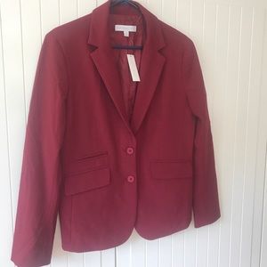 New York & Co burgundy blazer